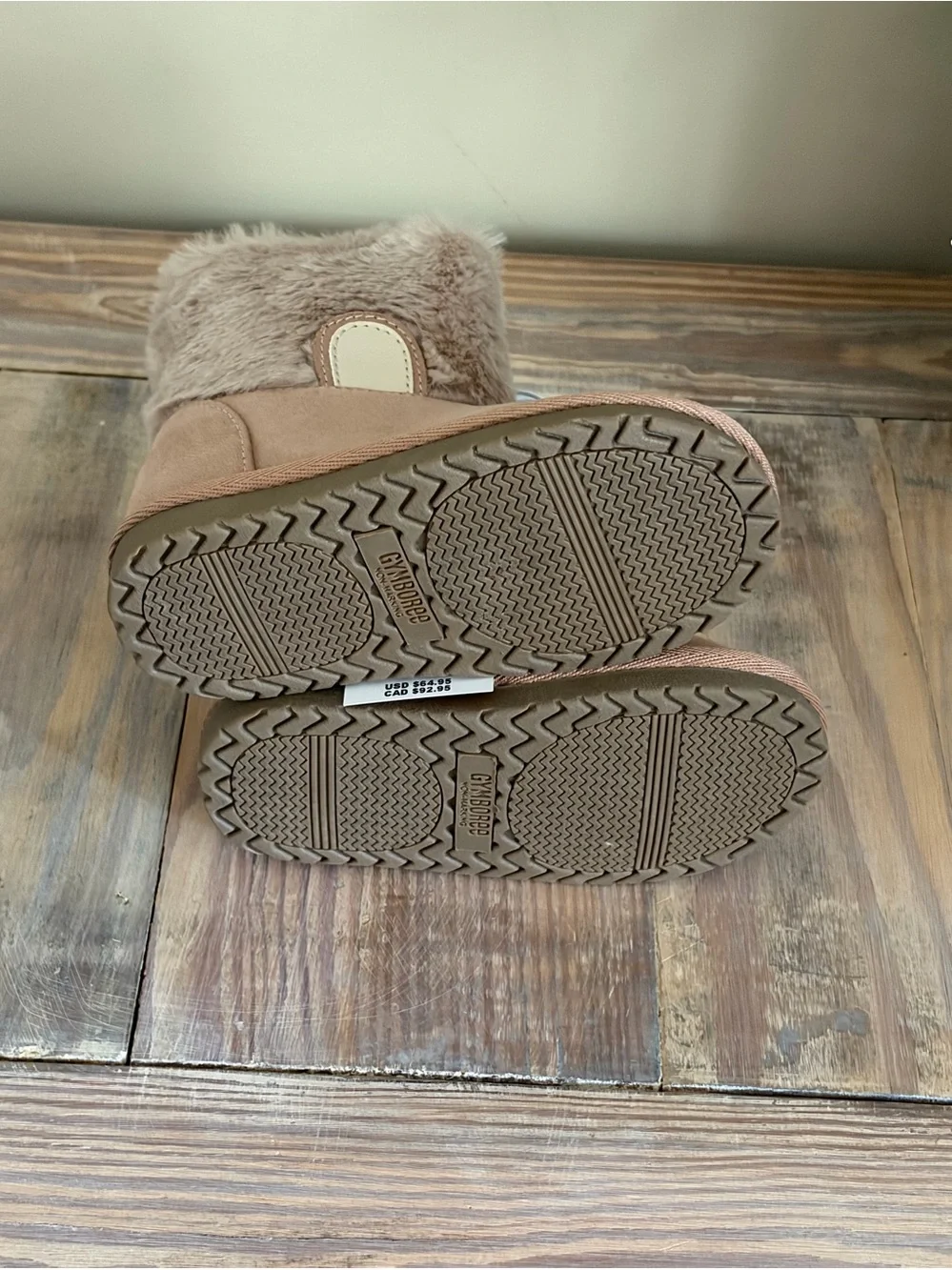 Gymboree Tan Bear Booties 🆕🐻